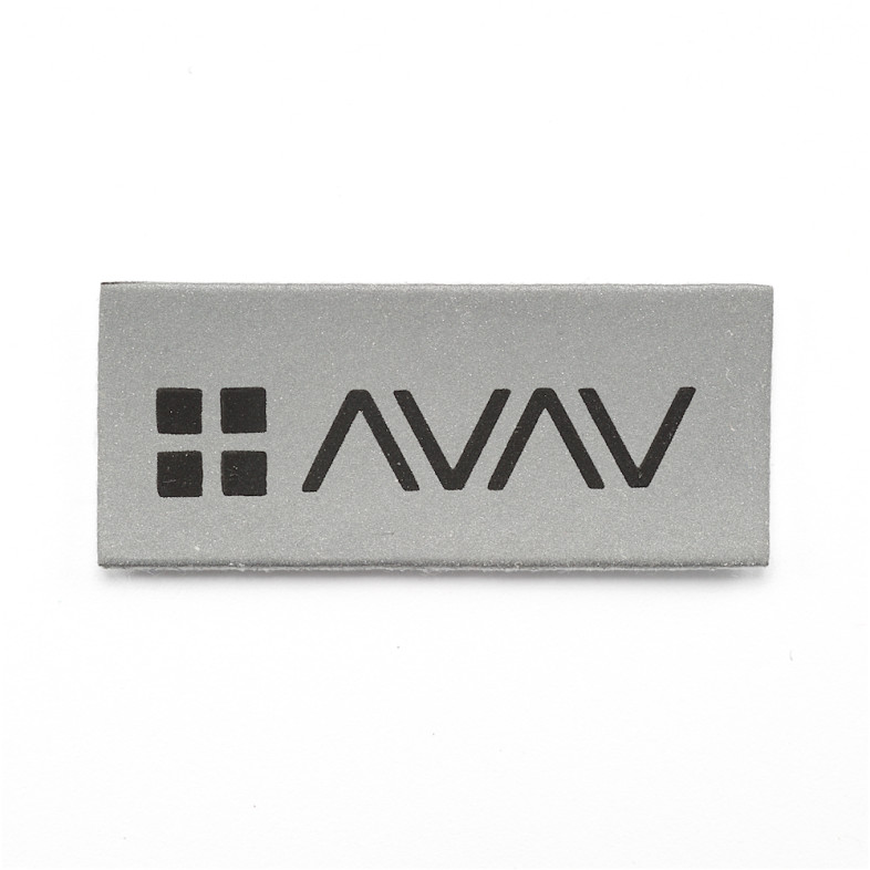 Reflective patch rectangular gray 1 pc.