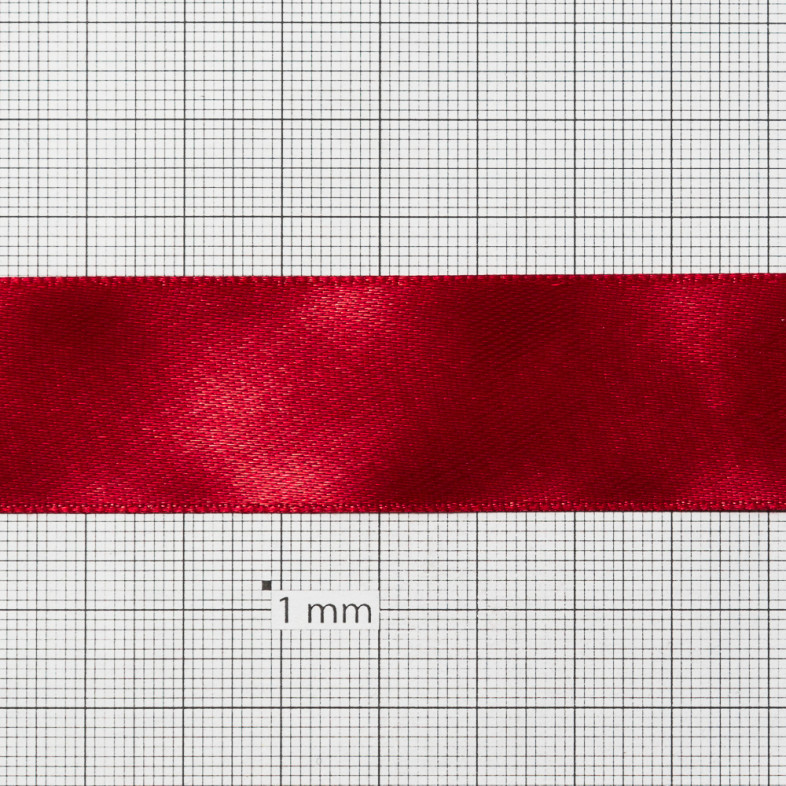 Satin ribbon 25 mm burgundy 1 meter