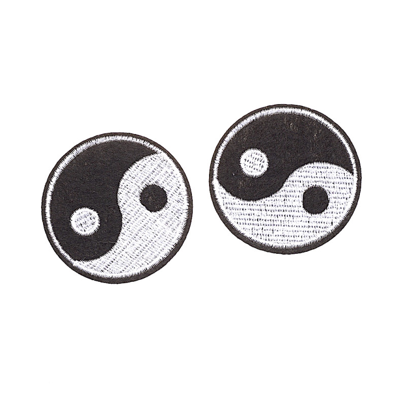 Yin-Yang fabric patch 1 pc.