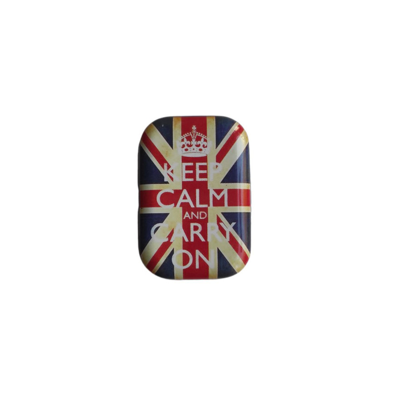 Metal box 60×40 mm calm down and carry on 1 pc