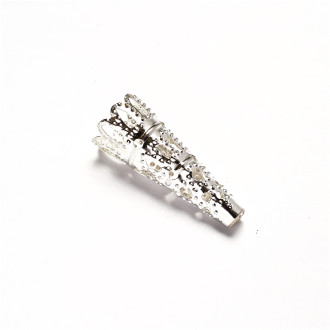 Openwork conical tip 9×22 mm silver 1 pc.