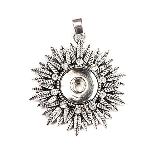 SNAP 44×5.5 mm nickel silver pin pendant 1 pc.