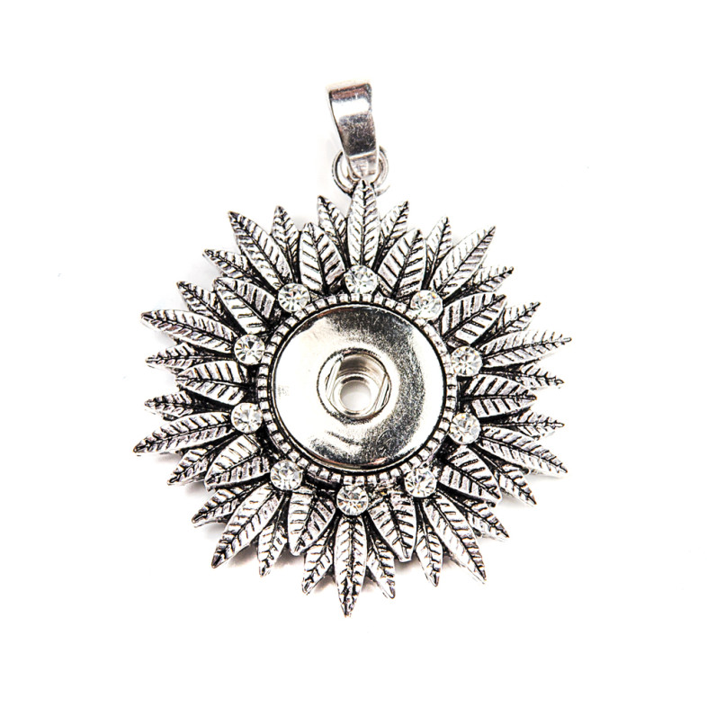 SNAP 44×5.5 mm nickel silver pin pendant 1 pc.