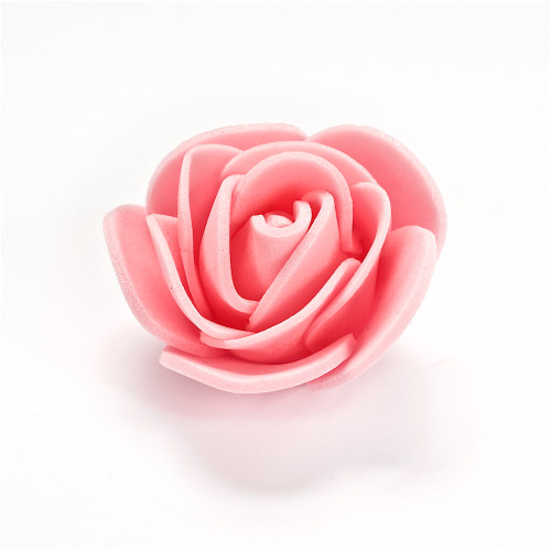 Artificial flower Rose 25-30 mm pink 1 pc