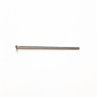 Jubilerskie sztyfty 30 mm w kolorze srebrnym op.10 gr