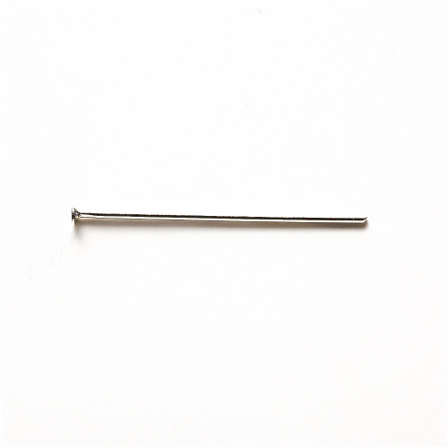 Jubilerskie sztyfty 30 mm w kolorze srebrnym op.10 gr
