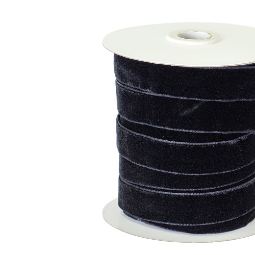 Velvet ribbon 20 mm black 1 meter