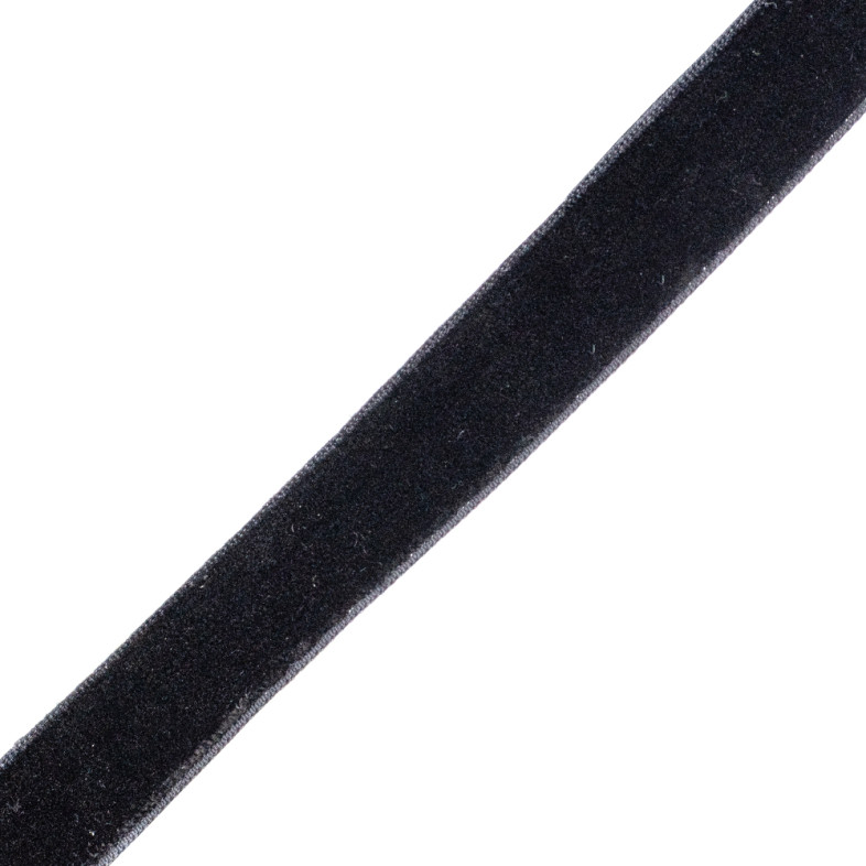 Velvet ribbon 20 mm black 1 meter
