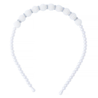 Decorative hoop white 1 pc.