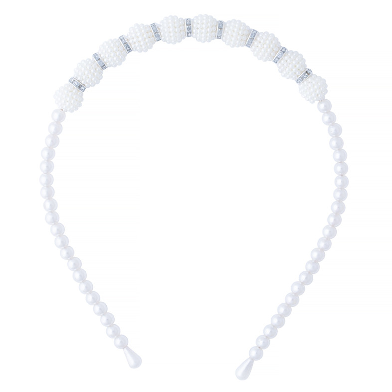 Decorative hoop white 1 pc.