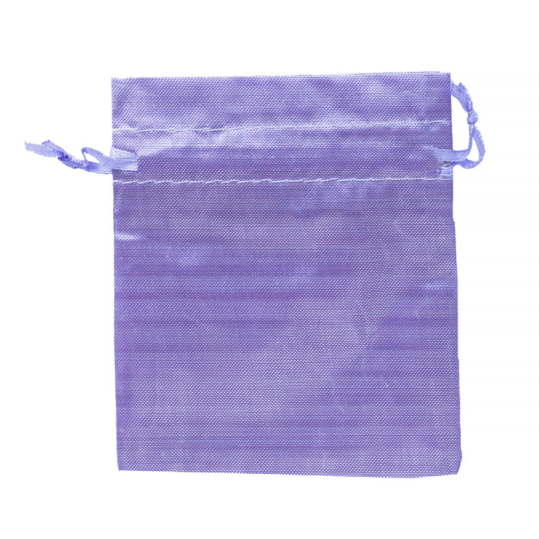 Polyester bag 12×10 cm purple 1 pc