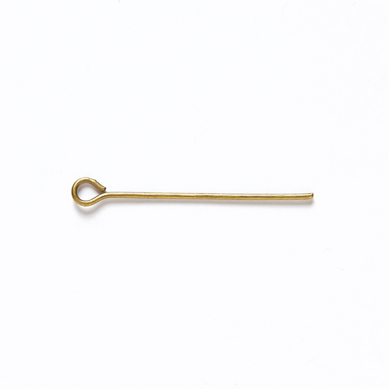 Jewelry pins foam 30 mm bronze pack of 10 g