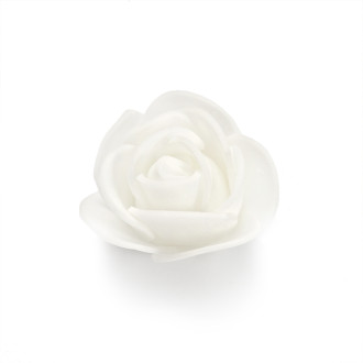 Artificial flower Rose 75 mm cream 1 pc