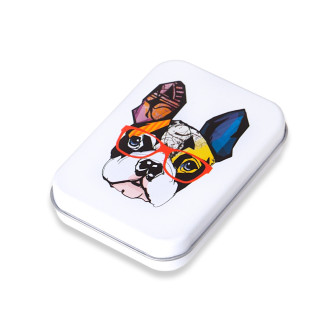 Metal box 100×70 mm Dog 1 pc.