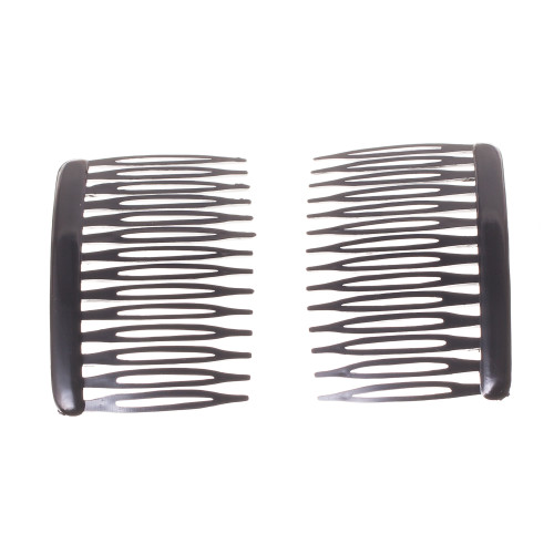 Plastic comb base 85×50 mm black 1 pc.