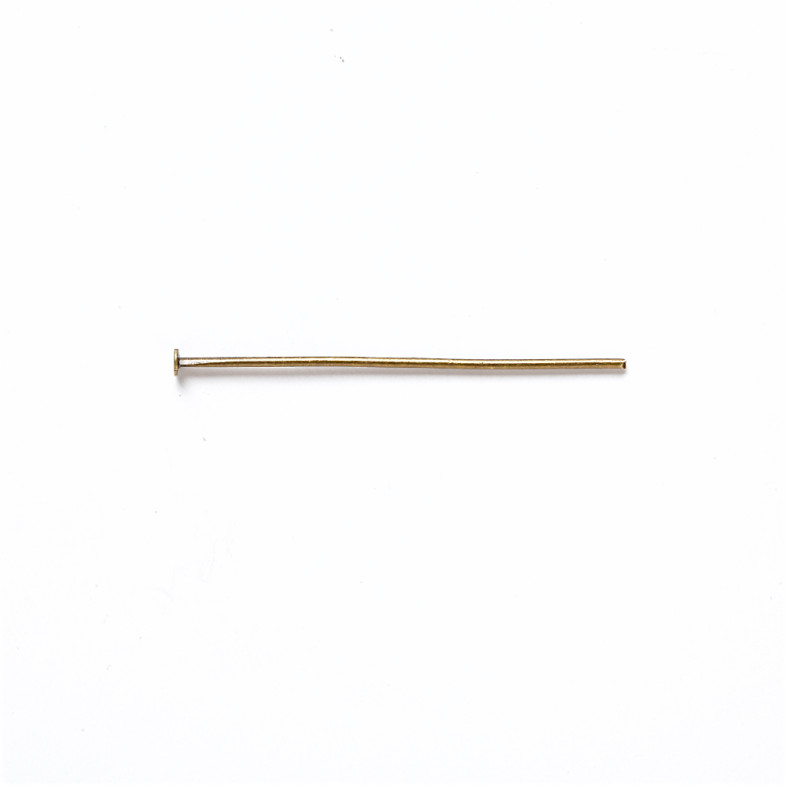 Jubilerskie sztyfty 30 mm w kolorze brązu op.10 gr
