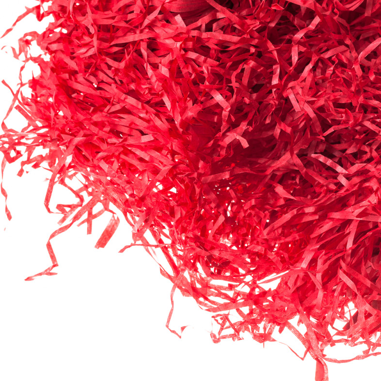 Red paper filler, pack of 20 g