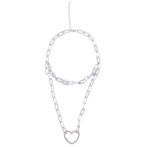 Chain with pendant Heart 45 cm cupronickel 1 pc