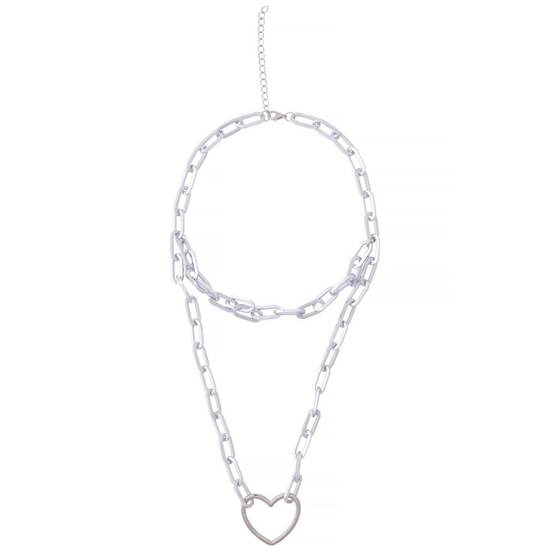 Chain with pendant Heart 45 cm cupronickel 1 pc