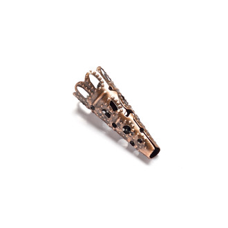 Openwork conical tip 9×22 mm copper 1 pc.