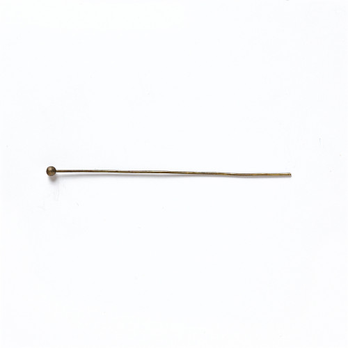 Jewelry studs foam with ball cap 30 mm bronze pack of 10 g