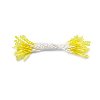 Stamens 65 mm yellow pack of 20 pcs.