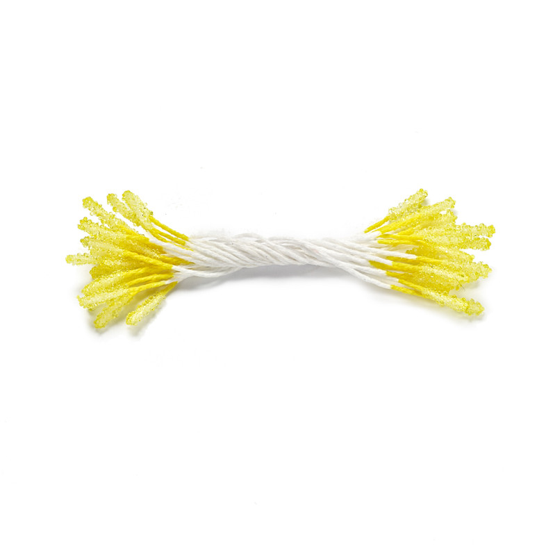 Stamens 65 mm yellow pack of 20 pcs.