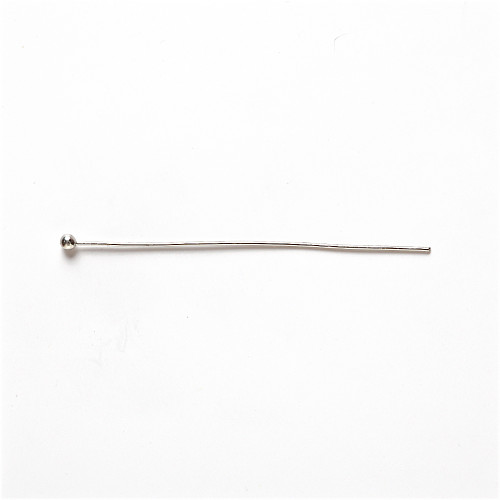 Jewelry studs foam with ball cap 40 mm cupronickel pack of 10 g