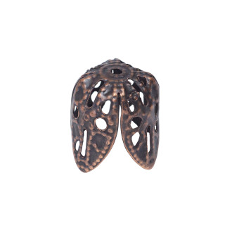 Openwork cylindrical tip 11×11 mm copper 1 pc.