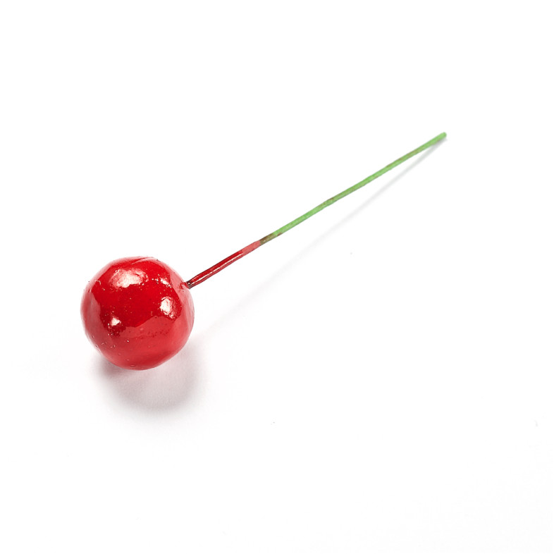 Decorative element 15 mm Berry red 1 pc.