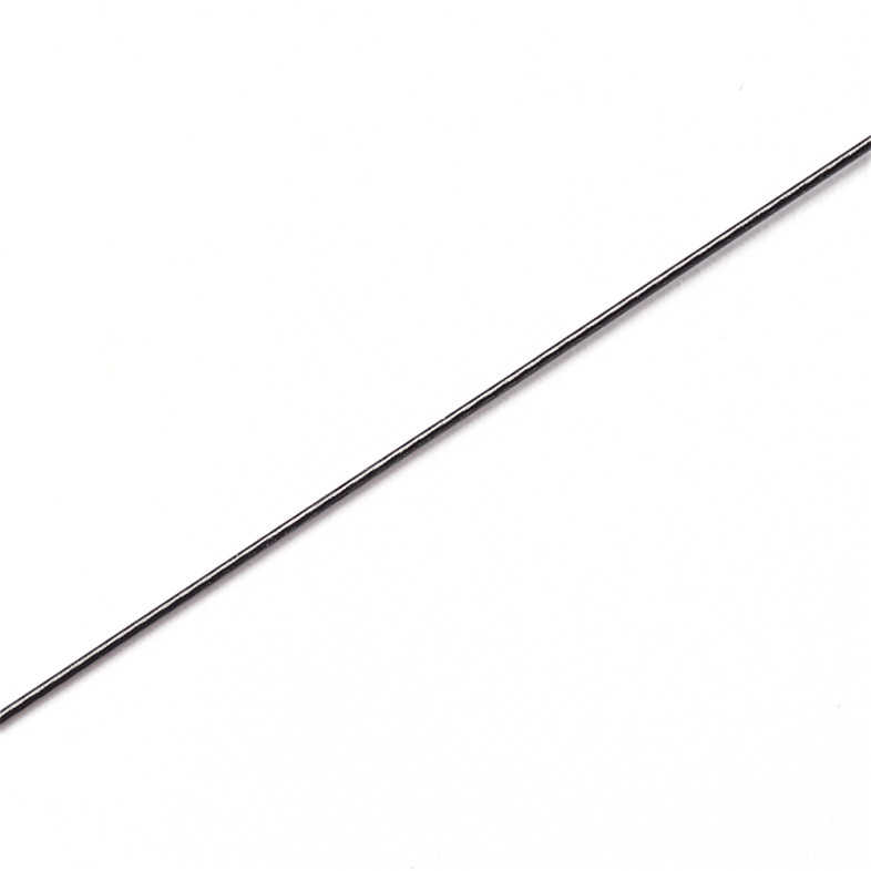 Metallized fishing line 0.38 mm black 1 meter