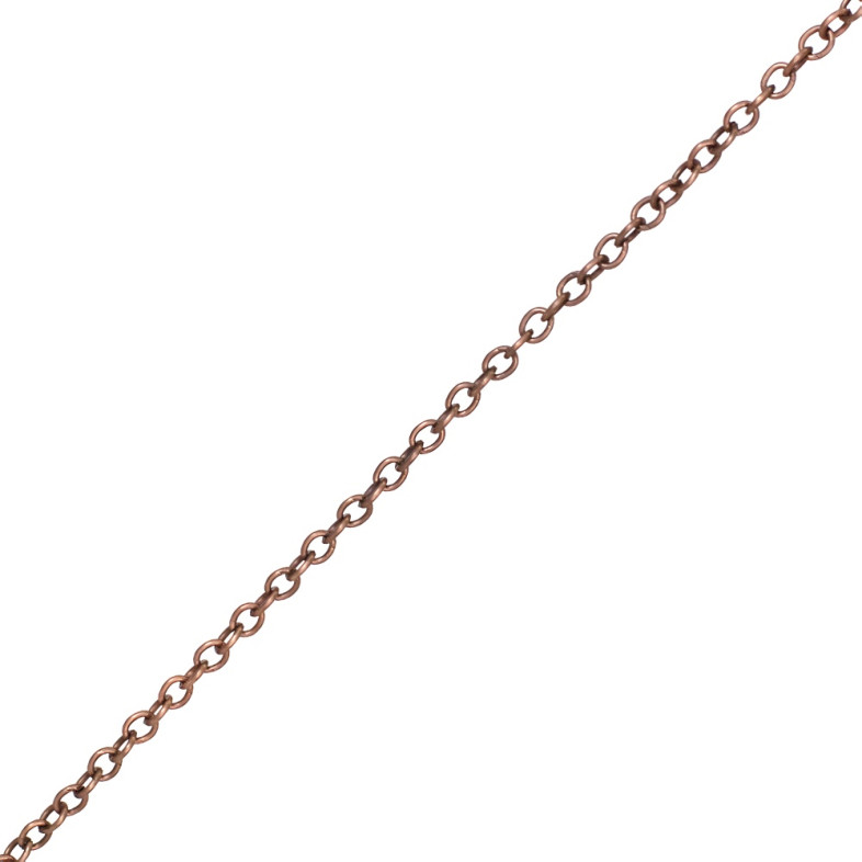 Anchor chain 3×4×0.8 mm copper 1 meter