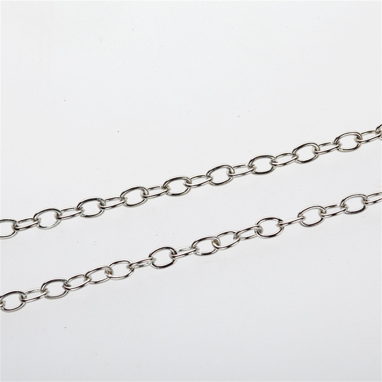Anchor chain 5×7×1 mm cupronickel 1 meter