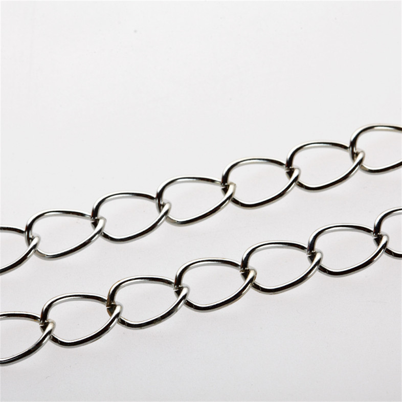 Chain, armor-plated, 13×18×2 mm, cupronickel, 1 meter