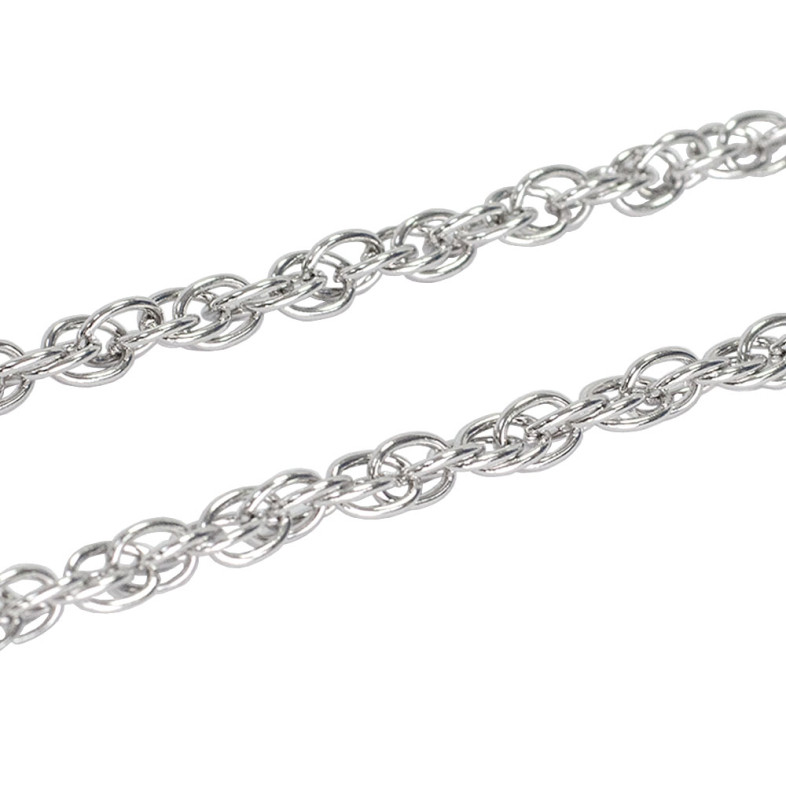 Chain weaving cord 5×7×0.9 mm cupronickel 1 meter