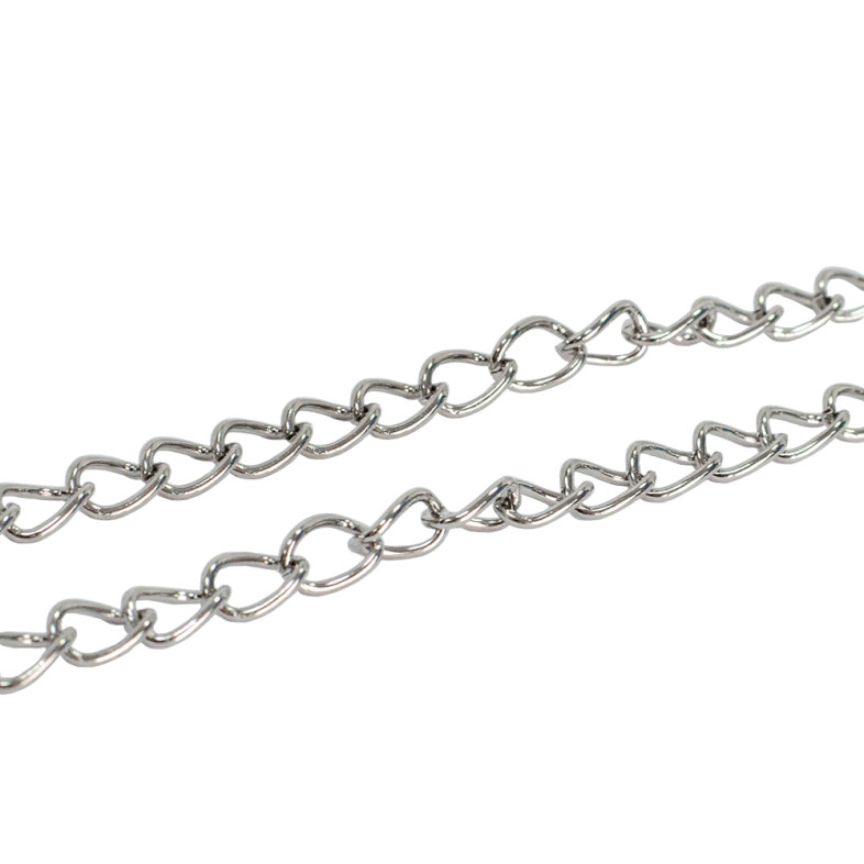 Armored chain 8×10×1.4 mm cupronickel 1 meter
