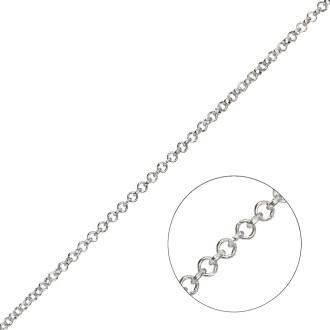 Rollo weaving chain 2×2×0.6 mm cupronickel 1 meter