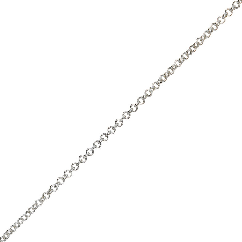 Rollo weaving chain 2×2×0.6 mm cupronickel 1 meter