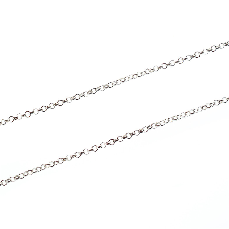 Rollo weaving chain 2×2×0.6 mm cupronickel 1 meter