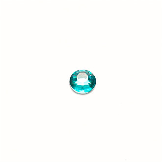 Plastic rhinestones 3 mm turquoise pack of 110 pcs.