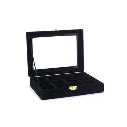 Jewelry storage box 200×155×50 mm black 1 pc