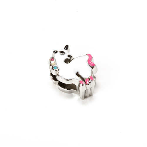 Slider bead Unicorn cupronickel 1 pc