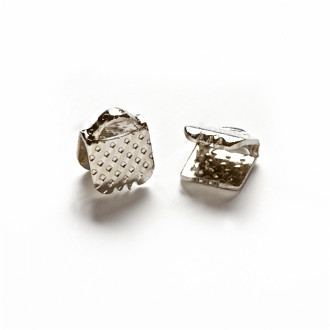 Flat crocodile clip 6×6 mm cupronickel 1 pc.
