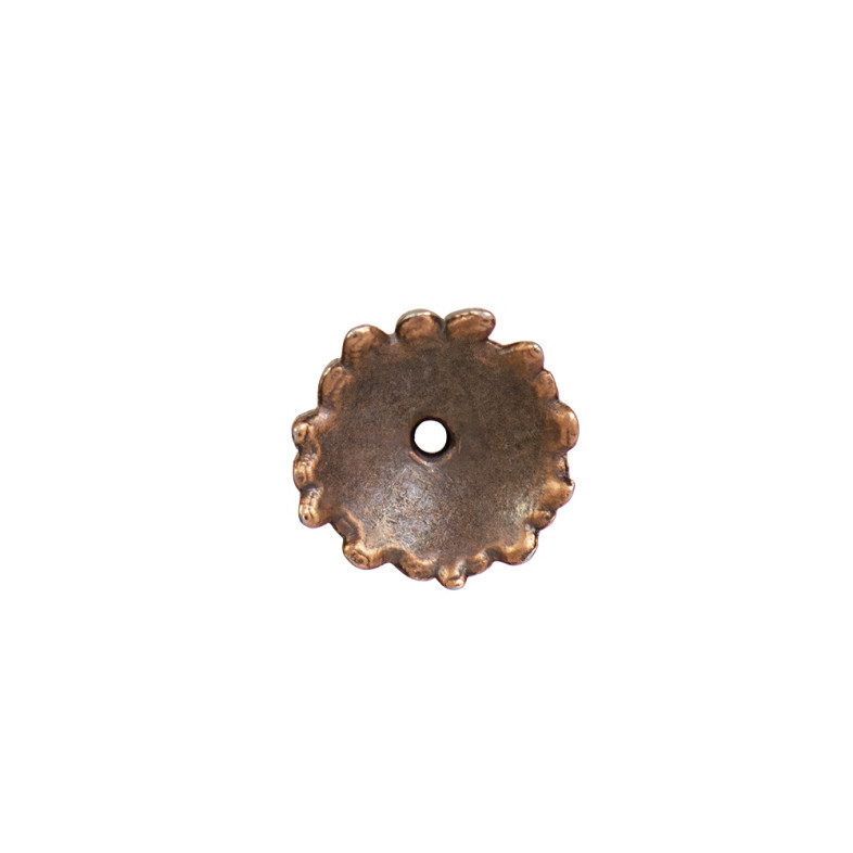 Metal decorative cap 11 mm copper 1 pc.