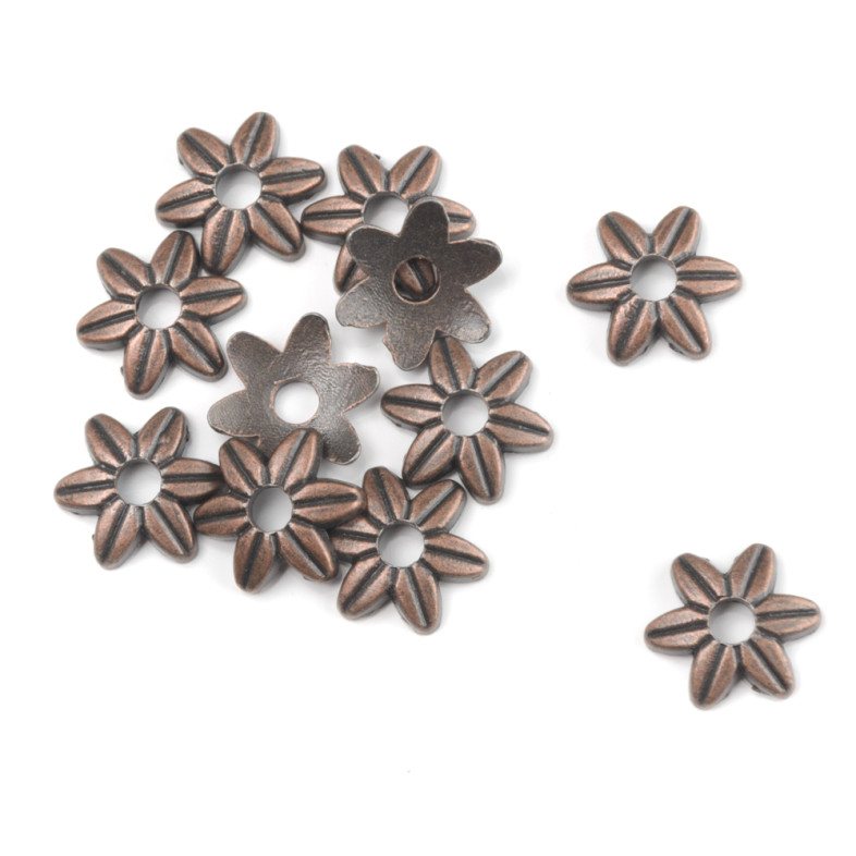 Bead holder 9 mm copper 1 pc.