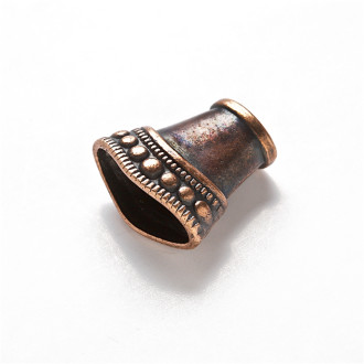 Końcówka 15x8 mm w kolorze miedzianym 1 szt