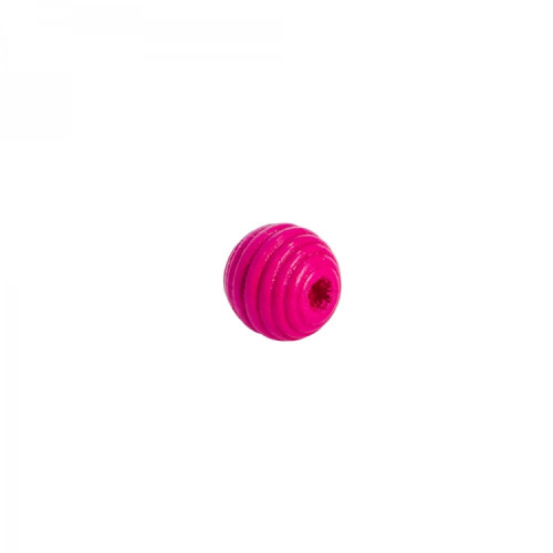 Wooden bead 14 mm fuchsia 1 pc.