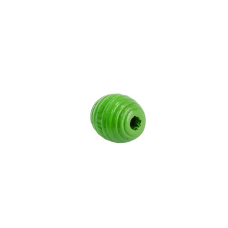 Koralik drewniany 14 mm zielony 1 szt