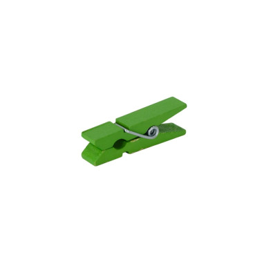 Spinacze drewniany 25x8 mm zielony 1 szt