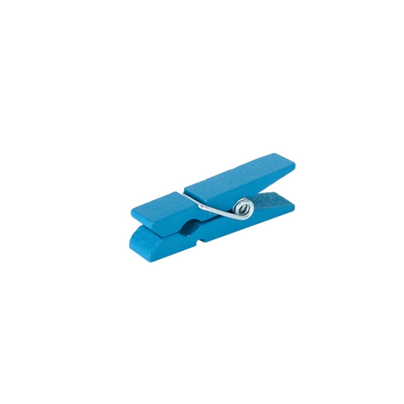 Wooden clothespin 25×8 mm blue 1 pc.